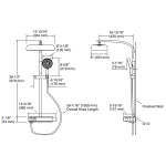 Kohler K-26331T-9-BL ANTHEM 恆溫淋浴柱 (霧面黑)